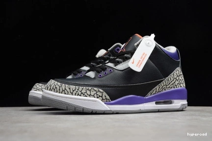 Hyperoad BLACK RETRO JORDAN PURPLE 3 COURT - 0822